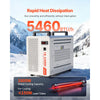 VEVOR Industrial Water Chiller, 5460 BTU/h, Industrial Water Cooler Cooling System with Compressor, 1.8  Gal Tank Capacity, 3.4 GPM Max Flow, Laser Chiller, for CO2 Laser Engraving & Cutting Machine
