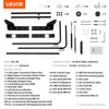 VEVOR Hydraulic Hot Tub Cover Lift, Spa Cover Lift, Adjustable Width from 69 in to 96.5 in, Mounts on Both Top Sides, Compatible with Various Sizes of Rectangular Bathtubs, Hot Tubs and Spas