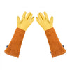 VEVOR Gardening Gloves, Thorn Proof & Puncture Resistant Garden Gloves with Elastic Cuff, 17.5 in Long-Sleeve Glove Rose Pruning Glove for Men & Women Weeding Digging Planting, Size M