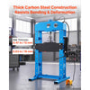 VEVOR 75-Ton Shop Press, Pneumatic/Manual Hydraulic Shop Press with Foot Pedal, Hand Wheel & Pressure Gauge, H-Frame Heavy-Duty Garage Floor Adjustable Shop Press for Bending, Straightening, Pressing