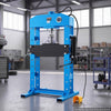 VEVOR 75-Ton Shop Press, Pneumatic/Manual Hydraulic Shop Press with Foot Pedal, Hand Wheel & Pressure Gauge, H-Frame Heavy-Duty Garage Floor Adjustable Shop Press for Bending, Straightening, Pressing