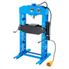 VEVOR 75-Ton Shop Press, Pneumatic/Manual Hydraulic Shop Press with Foot Pedal, Hand Wheel & Pressure Gauge, H-Frame Heavy-Duty Garage Floor Adjustable Shop Press for Bending, Straightening, Pressing