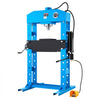 VEVOR 75-Ton Shop Press, Pneumatic/Manual Hydraulic Shop Press with Foot Pedal, Hand Wheel & Pressure Gauge, H-Frame Heavy-Duty Garage Floor Adjustable Shop Press for Bending, Straightening, Pressing