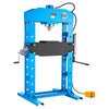 VEVOR 75-Ton Shop Press, Pneumatic/Manual Hydraulic Shop Press with Foot Pedal, Hand Wheel & Pressure Gauge, H-Frame Heavy-Duty Garage Floor Adjustable Shop Press for Bending, Straightening, Pressing