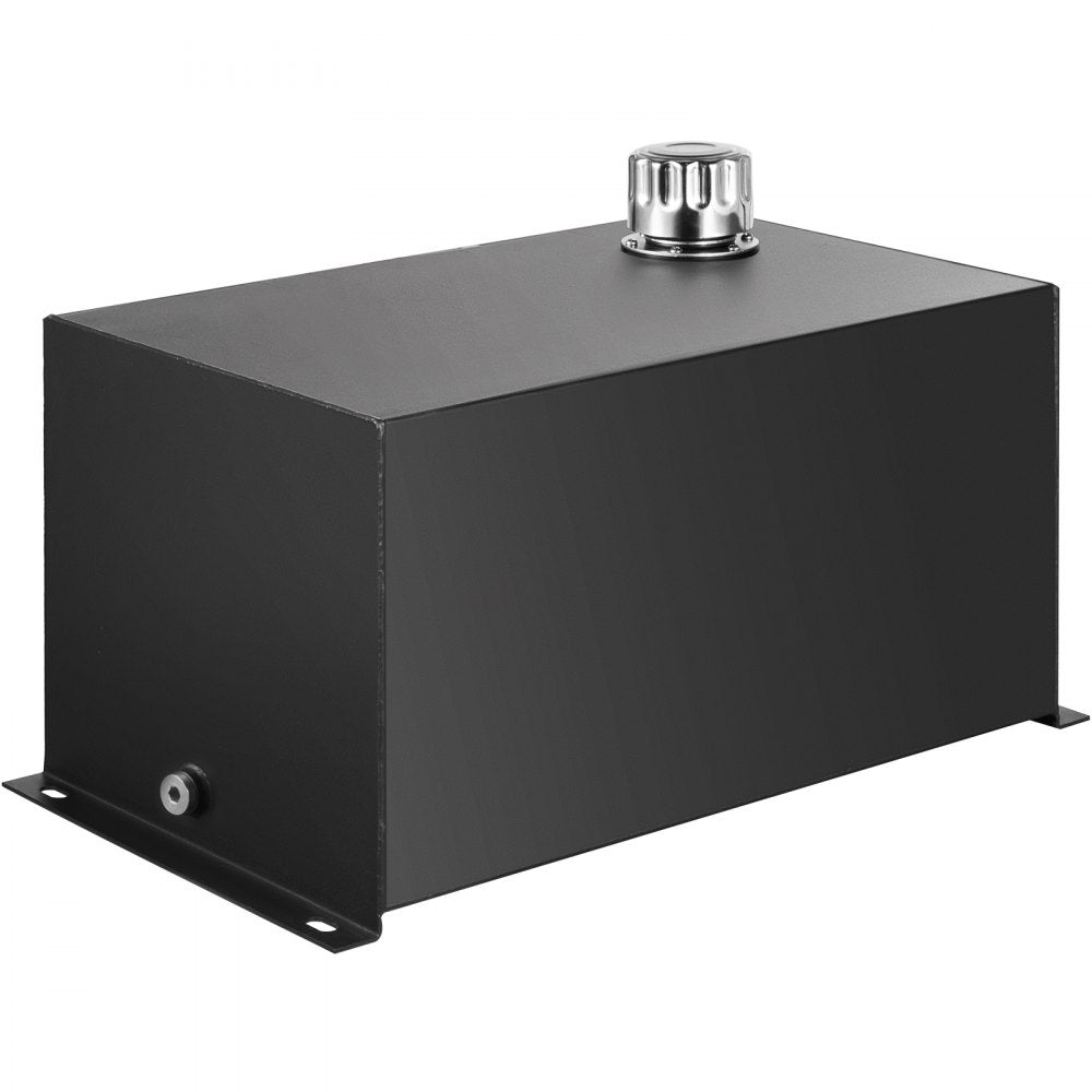 VEVOR Hydraulic Fluid Tank 10 Gal Fuel Tank Heavy Duty Hydraulic Steel Tank Reservoir, Gasoline Transfer Tanks, Hydraulic Reservoir with Strainer Tank Gauge Filter Breather Cap for Tractors & Trucks