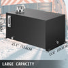 VEVOR Hydraulic Fluid Tank 10 Gal Fuel Tank Heavy Duty Hydraulic Steel Tank Reservoir, Gasoline Transfer Tanks, Hydraulic Reservoir with Strainer Tank Gauge Filter Breather Cap for Tractors & Trucks