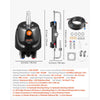 VEVOR Hydraulic Steering Kit, 150 HP, Marine Boat Hydraulic Steering System, with 6.9 MPa/1000 psi Helm Pump, Two-Way Lock Cylinder, and 26ft High-Strength Hoses, for Single Station, Single-Engine Use
