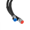VEVOR Hydraulic Steering Kit, 150 HP, Marine Boat Hydraulic Steering System, with 6.9 MPa/1000 psi Helm Pump, Two-Way Lock Cylinder, and 20ft High-Strength Hoses, for Single Station, Single-Engine Use