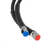 VEVOR Hydraulic Steering Kit, 300 HP, Marine Boat Hydraulic Steering System, with 6.9 MPa/1000 psi Helm Pump, Two-Way Lock Cylinder, and 26ft High-Strength Hoses, for Single Station, Single-Engine Use