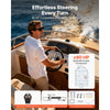 VEVOR Hydraulic Steering Kit, 90 HP, Hydraulic Steering Helm Pump & Cylinder, with 6.9 MPa/1000 psi Max Working Pressure, Aluminum Alloy Housing, Check Valve, for Outboards Fishing Boats Sailboats