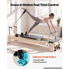VEVOR Pilates Reformer 94" Pilates Machine 400 lbs Capacity Rubberwood, for Home Use and Gym Workout, with Jump Board, Springs, Sitting Box, and Adjustable Headerest, for Advanced Beginners Users