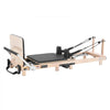 VEVOR Pilates Reformer 91" Foldable Pilates Machine 400 lbs Rubberwood, for Home Use and Gym Workout, with Jump Board, Springs, Sitting Box, and Adjustable Headerest, for Advanced Beginners Users