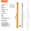VEVOR Aluminum Grade Rod, 18-Feet/10ths 6 Sections Telescopic Measuring Rod,Double-Sided Scale 1/10ft Leveling Rod Stick,Aluminum Alloy Survey Rod w/ Bubble Level &Carrying Bag for Houses,Walls,Floors