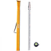 VEVOR Aluminum Grade Rod, 18-Feet/10ths 6 Sections Telescopic Measuring Rod,Double-Sided Scale 1/10ft Leveling Rod Stick,Aluminum Alloy Survey Rod w/ Bubble Level &Carrying Bag for Houses,Walls,Floors