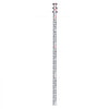 VEVOR Aluminum Grade Rod, 9-Feet/8ths 3 Sections Telescopic Measuring Rod, Double-Sided Scale 1/8in Leveling Rod Stick,Aluminum Alloy Survey Rod with Bubble Level &Carrying Bag for Houses,Walls,Floors