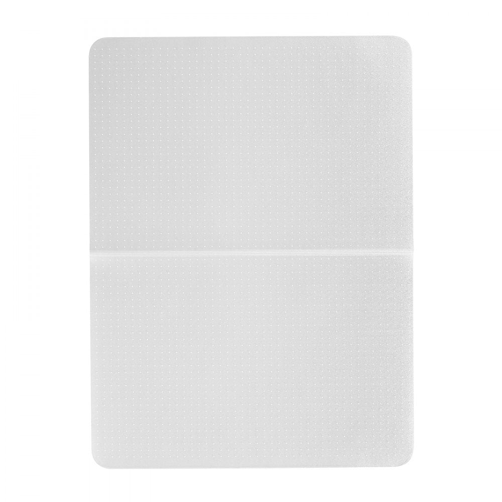 VEVOR Chair Mat, 60 x 46-inch Office Chair Mat for Low Pile Carpeted Floors, Clear Floor Protector Rug with Studded, Non-Slip & Easy to Clean, Smooth Glide Under Desk Rug for Home Office (Rectangular)
