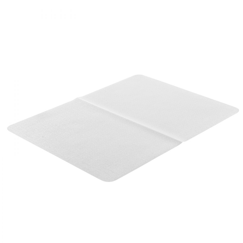 VEVOR Chair Mat, 60 x 46-inch Office Chair Mat for Low Pile Carpeted Floors, Clear Floor Protector Rug with Studded, Non-Slip & Easy to Clean, Smooth Glide Under Desk Rug for Home Office (Rectangular)