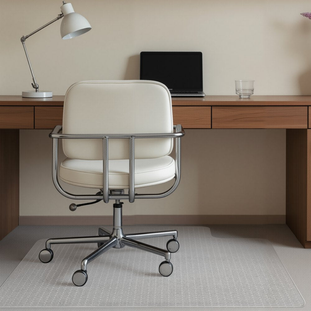VEVOR Chair Mat with Lip, 36 x 48-inch Office Chair Mat for Low Pile Carpeted Floors, Clear Floor Protector Rug with Studded, Non-Slip & Easy to Clean, Smooth Glide Under Desk Rug for Home Office