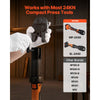 VEVOR 1/2" Press Jaw for Compact Series Press Tools, 52 HRC Hardened Steel Pressing Jaw for High Pressure HVAC/R Applications - Compatible with 24KN Press Tools for RLS Copper Pipes Connections