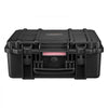VEVOR Hard Pistol Case, Heavy Duty Hard Gun Case with XPE Foam Lining, Waterproof Pistol Storage Box with Customizable Interior & Handle for Gun, Lenses, Camera, Gear, TSA Compliant, 19.3x17.1x8.3 in