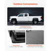 VEVOR Hard Tri-Fold Truck Bed Tonneau Cover, Compatible with 2015-2025 Ford F150 5.5 ft (67.1 in) Bed, Waterproof Folding Truck Tonneau Cover with Heavy-Duty Fiberglass and Aluminum Alloy Support Bar