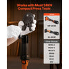 VEVOR VUS Press Jaws for 24KN Compact Series Press Tools, 3PCS Pressing Jaws 1/2", 3/4" & 1" - Compatible with ProPress Copper Pipes Connections, Includes Carrying Case