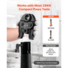 VEVOR 7PCS Pressing Jaws 1/4" to 1-1/8" - Compatible with RLS Copper Pipes, Work with 24KN Compact Series Press Tools for High Pressure HVAC/R Applications, 60 HRC Hardened Steel - with Case