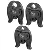 VEVOR 3PCS VPF Press Jaws 1/2", 3/4", 1" for PEX Pipe Stainless Steel Rings, Compatible with Pureflow, Work with 24KN Compact Series Press Tools, 60 HRC Hardened Steel - Includes Carrying Case