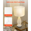 VEVOR Drum Lamp Shade, 13 in Top x 13 in Bottom x 10 in High, Medium Drum Linen Lampshade, Replacement Lamp Shade for Table Lamps Floor Lamps Pendant Lights, Easy Assembly Required (Off-white Linen)