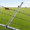 VEVOR Chain Link Fence Extensions, 18 Packs 27.4" Extension Height, Galvanized Post Extender for 1.3" to 1.5" Top of Fence, U Bracket, Barbed Wire Extend Arm for Privacy, Prevent Dogs Jumping Out