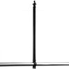 VEVOR Chain Link Fence Extensions, 9 Packs 27.4" Extension Height, Galvanized Post Extender for 1.3" to 1.5" Top of Fence, U Bracket, Barbed Wire Extend Arm for Privacy, Prevent Dogs Jumping Out