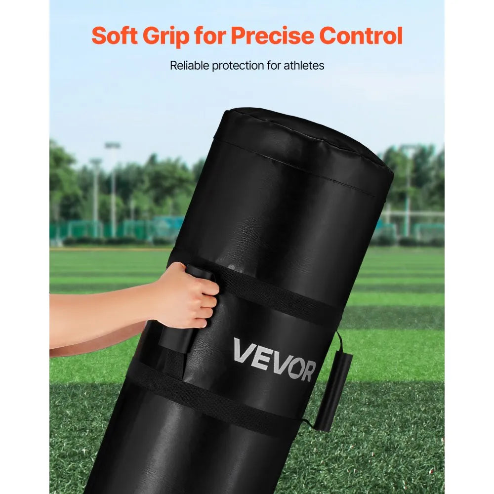 VEVOR Football Tackling Dummy, 47.2 in Blocking Pad Equipment for Practice, Heavy Duty Tackle Dummies with Handles, Great for Contact Drills, Kickboxing, Martial Arts, Sports Training, 1PCS (UNFILLED)