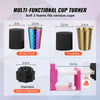 VEVOR 6 Cup Turner for Crafts Tumbler, Multiple Tumbler Turner DIY Glitter Epoxy Resin Tumblers, Epoxy Pen Turner Attachment with Silent Motor Two-way Rotation, Cup Spinner Tested to UL Standards