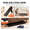 VEVOR Walking Pad, Under Desk Treadmill with Incline, Working Walking Jogging Machine for Home Office, 265 Lbs Capacity 2.5HP Portable Walking Pad, with Remote Control, LED Display, and Bluetooth