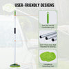 VEVOR Car Wash Brush, 62-Inch Extendable Car Washing Brush with Long Handle, Soft Chenille Fiber Car Wash Mop Mitt, 180° Rotatable Car Cleaning Brush with 1 Replacement Mop for Car, RV, Window, Floor