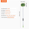 VEVOR Car Wash Brush, 62-Inch Extendable Car Washing Brush with Long Handle, Soft Chenille Fiber Car Wash Mop Mitt, 180° Rotatable Car Cleaning Brush with 1 Replacement Mop for Car, RV, Window, Floor