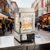 VEVOR 5-Tier Commercial Food Warmer Display, 1200W Food Display Warmer with LED Light, Adjustable Shelf & Stainless Steel Frame, 86℉~230℉ Steam Heating, 120L for Hamburger, Pizza, Bread, Fried Chicken