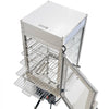 VEVOR 5-Tier Commercial Food Warmer Display, 1200W Food Display Warmer with LED Light, Adjustable Shelf & Stainless Steel Frame, 86℉~230℉ Steam Heating, 120L for Hamburger, Pizza, Bread, Fried Chicken