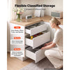 VEVOR White Shaker Base Cabinet Ready to Assemble, 24"W Unassembled Cabinet, 24" W x 24" D x 34.5" H, with 3 Drawers, Soft-Close Hardware, Fine Edge Banding, for Home, Office, and Laundry Room