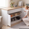 VEVOR White Shaker Base Cabinet Ready to Assemble, 36"W Unassembled Cabinet, 36" W x 24" D x 34.5" H, with 2 Doors, 2 Drawers, Adjustable Shelf, Soft-Close Hardware, for Home, Office, and Laundry Room