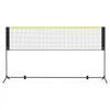 VEVOR Badminton Net, Height Adjustable Volleyball Net, 10ft Wide Foldable Pickleball Net, Portable Easy Setup Tennis Net Set with Poles, Stand and Carry Bag, for Kids Backyard Game Indoor Outdoor Use