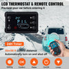 VEVOR 8KW Diesel Air Heater Muffler Diesel Heater 12V Remote Control Diesel Parking Heater with LCD Switch for Car Trucks Motorhome Boat and Bus