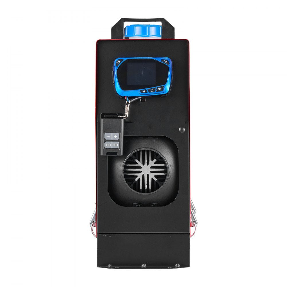 VEVOR Diesel Air Heater, 8 kW DC12-24V, Fast Heating Diesel Parking Heater with Remote Control and Blue LCD Switch, Low Noise, Pre-Heating Function, for RV, Truck, Camper, Van, Boat and Trailer