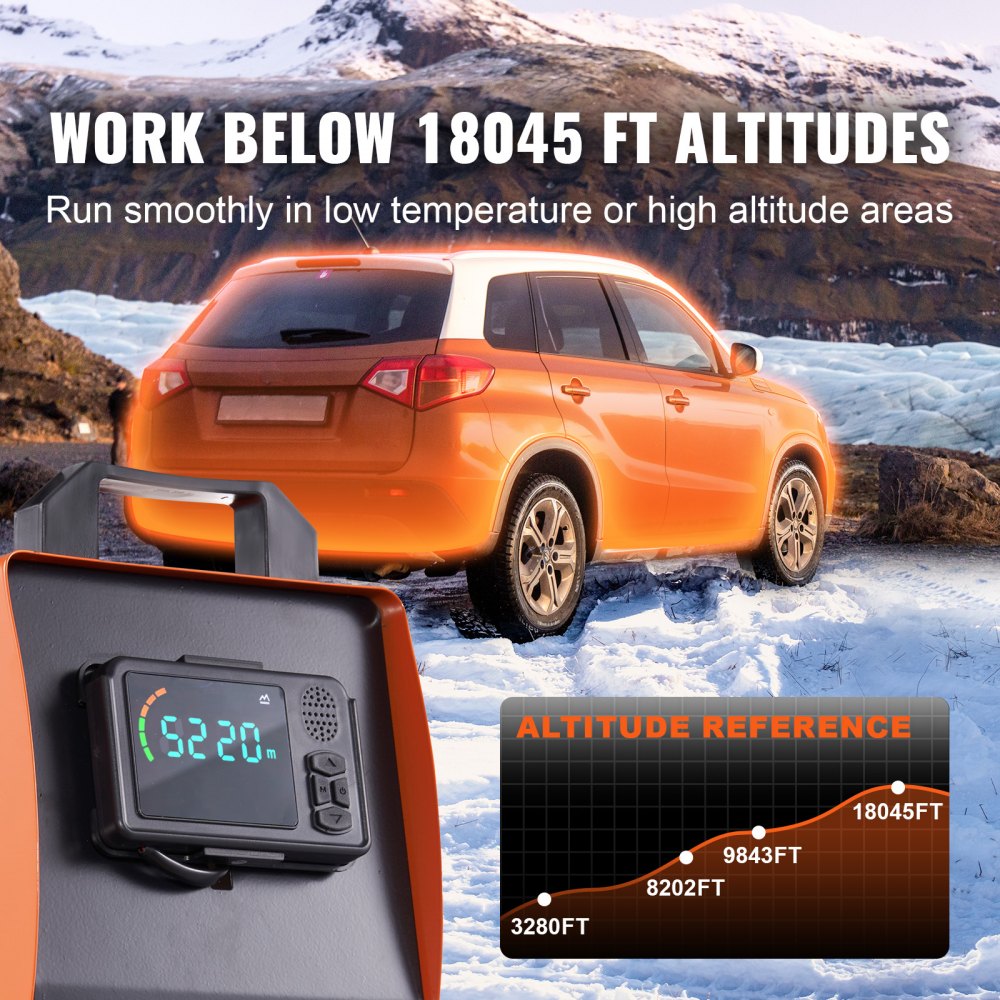 VEVOR 8 KW Diesel Air Heater, Bluetooth App Control All-in-one Diesel Heater with Automatic Altitude Adjustment, Remote Control and LCD, Portable Parking Heater for RV Trailer Camper Van Boat