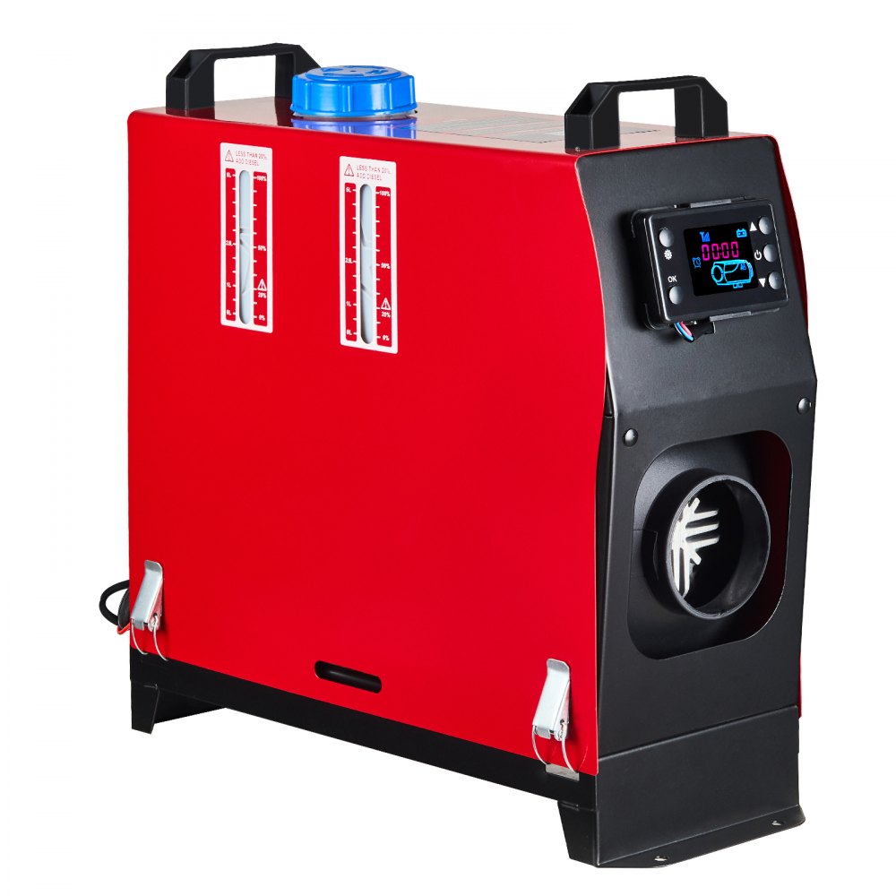 VEVOR 5KW Diesel Air Heater All in One 12V Diesel Parking Heater Silencer 5000W Diesel Heater Remote Control with LCD Switch for RV Motorhome Bus and Trailer