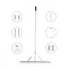VEVOR Landscape Rake, 36" Head Aluminum Landscape Rake, Lake Weed Rake with 75" Long Handle, for Loosening Soil, Lawn Care, Weeding Lake, Garden, Pond