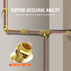 VEVOR Pipe Fittings, 1/2" 25PCS (10xStraight, 10xElbows, 5xTees) Brass Pipe Fittings, Push-Fit Pipe Connector Brass Air Fittings, Plumbing Fittings Adapter for Heating/Shower Systems, Water Pipes