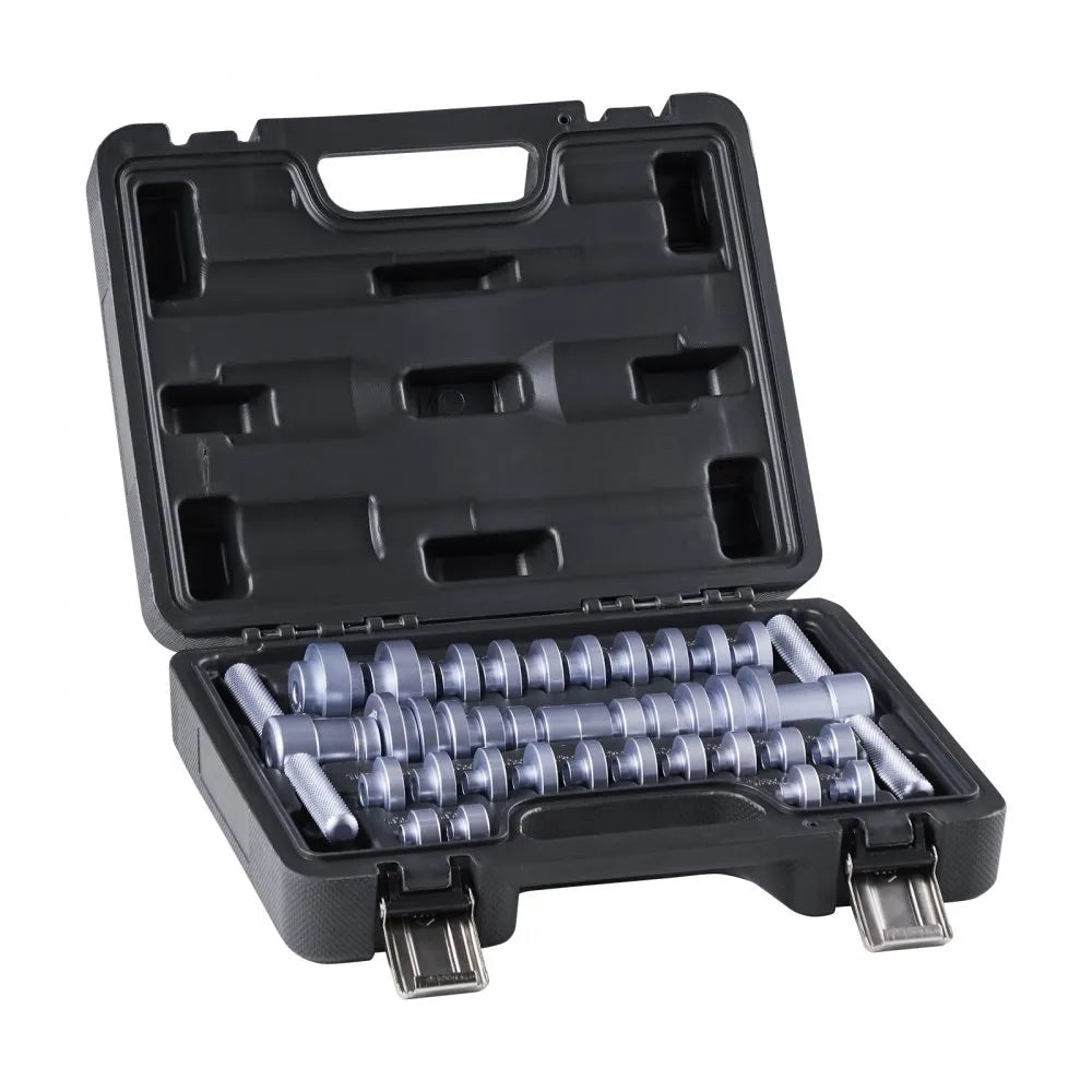 VEVOR Bearing Press Kit, 25 Pcs, Bearing Race and Seal Driver Set with Bushings & Wrenches, Bushing Driver Tool Set, Heavy Duty Aluminum Alloy Seal Removal Installation Tool Kit with Storage Case