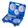 VEVOR Bearing Press Kit, 7 Pcs, Bearing Race and Seal Driver Set with 5 Bushings, Handle Shaft and Extension Rod, Bushing Driver Tool Set, Heavy Duty Removal Installation Tool Kit with Storage Case