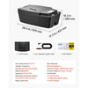VEVOR 12 Volt Refrigerator, 21.1 QT/ 20L Car Fridge for Tesla Model 3, Portable Electric Freezer Compressor with APP Control, 12V/24V DC, 3℉ to 50℉